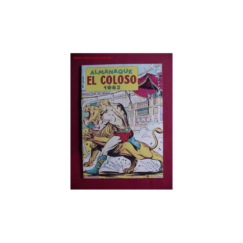EL COLOSO (VALENCIANA ). ALMANAQUE 1962 (facsimil)